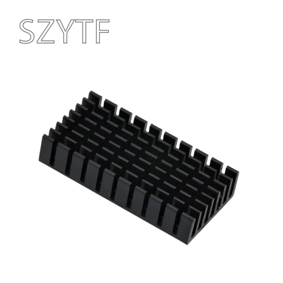 Disipador de calor de alta calidad, radiador enfriador, 50x25x10MM, ranura negra