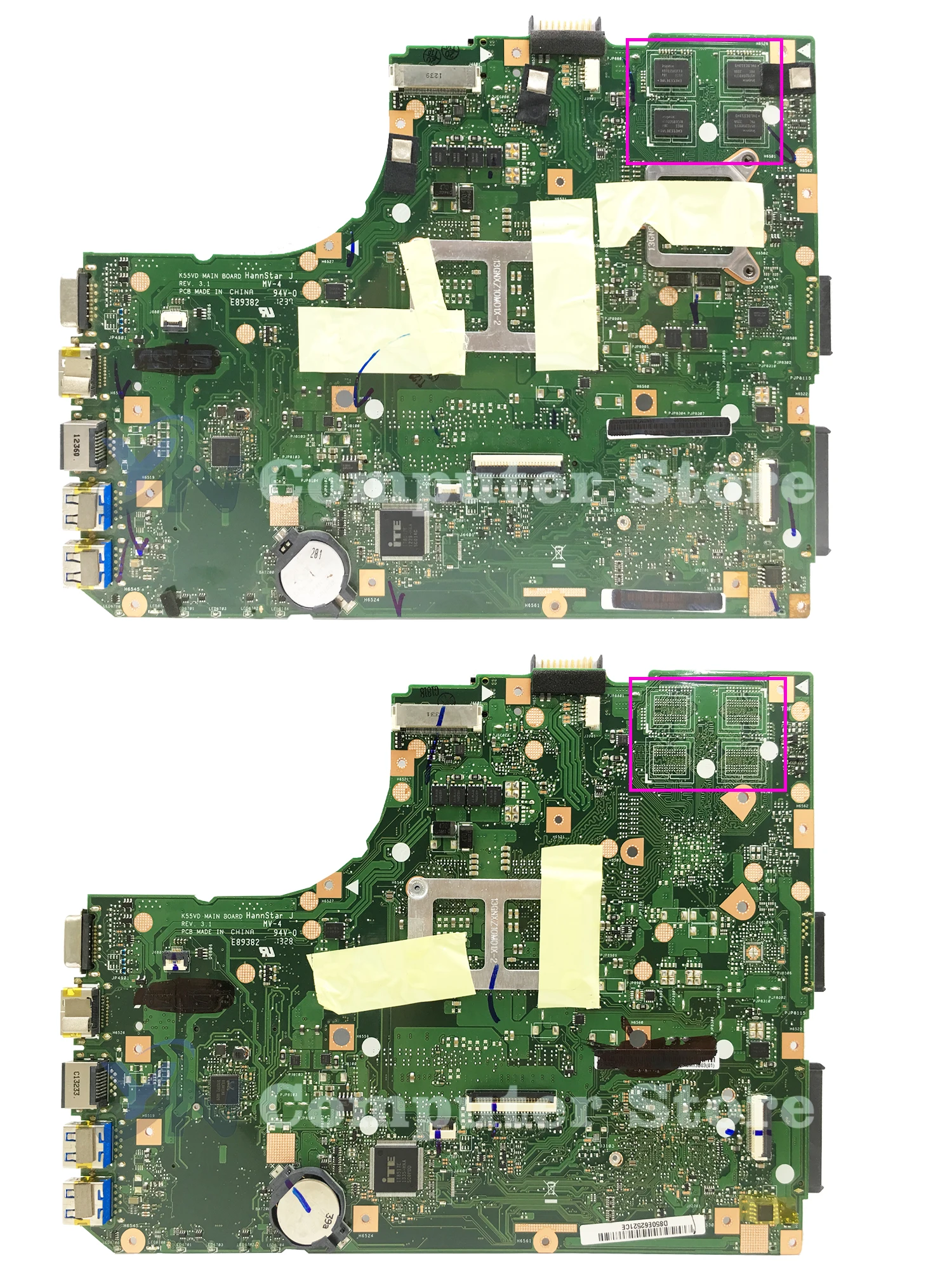 Placa base para portátil K55VD, K55A, A55VD, A55A, UMA/GT610M, REV: 3,0, 100%, prueba OK - imagen 3