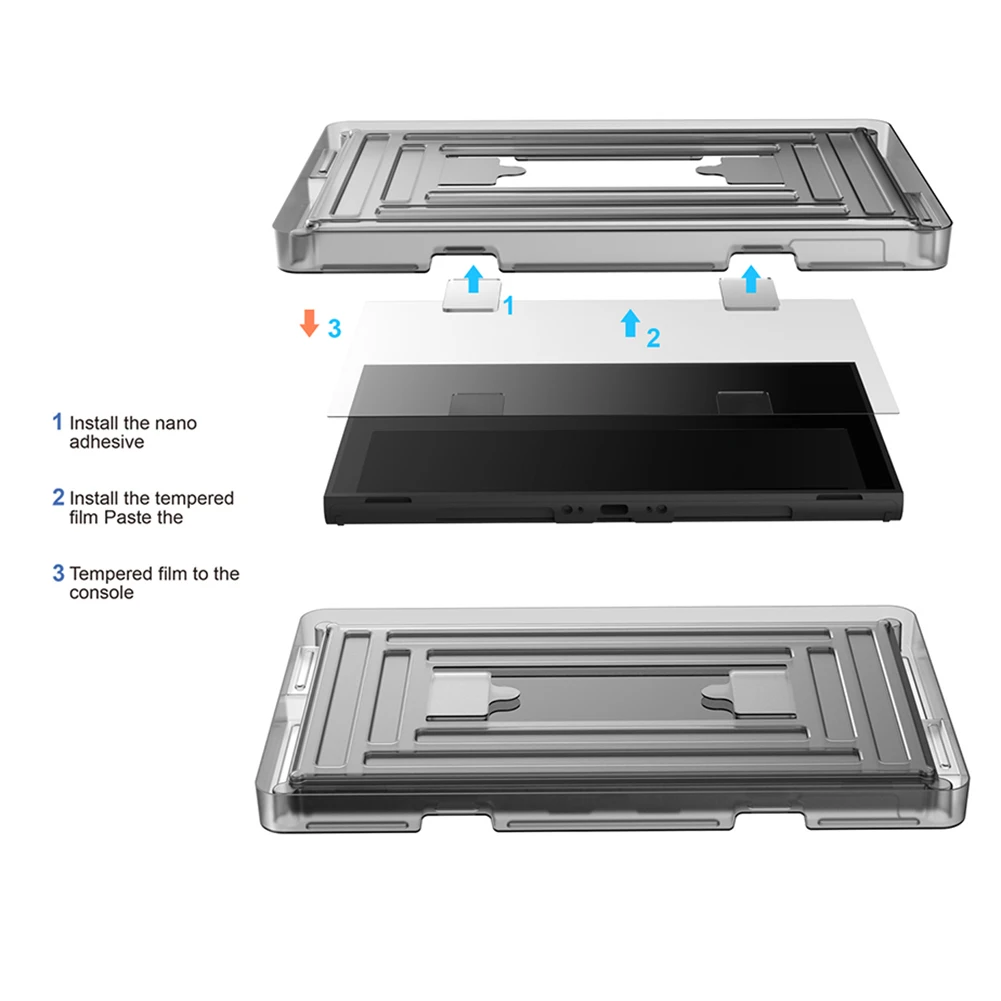 2 uds película de vidrio templado película protectora de vidrio templado antiarañazos Ultra transparente para Nintendo para Switch 2 accesorios de juego - imagen 2