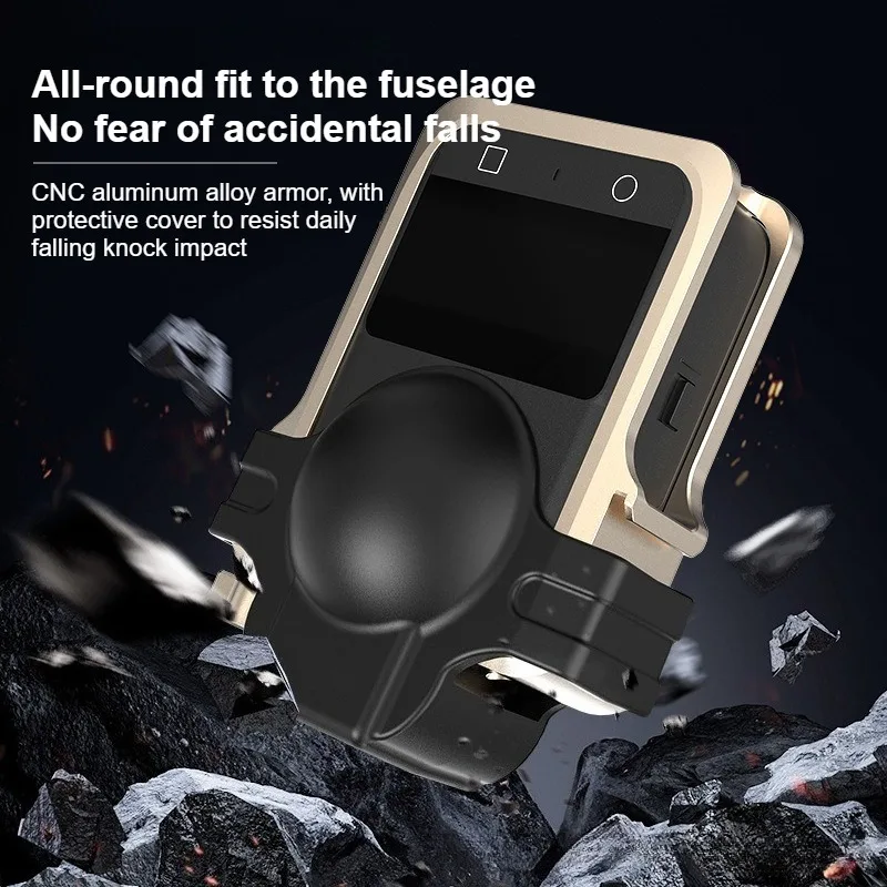 Para DJI OSMO 360 aleación de aluminio jaula de conejo marco protector interfaz de zapata fría extendida jaula de liberación rápida accesorios de cámara - imagen 3