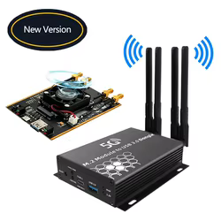 Adaptador M.2 NGFF a USB 3.0 Módem 4G 5G WiFi con 4 Antenas y Ranura SIM