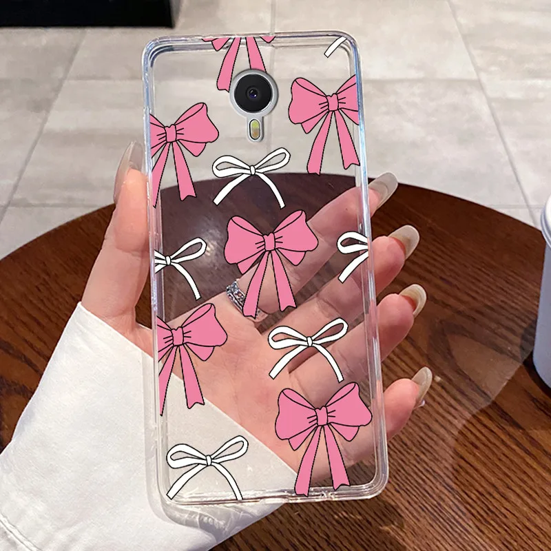 Para Meizu M3 Note funda transparente de lujo lindo conejo de amor divertido fresco TPU funda de teléfono de silicona suave para Meizu M3 M3S M3Note contraportada - imagen 4