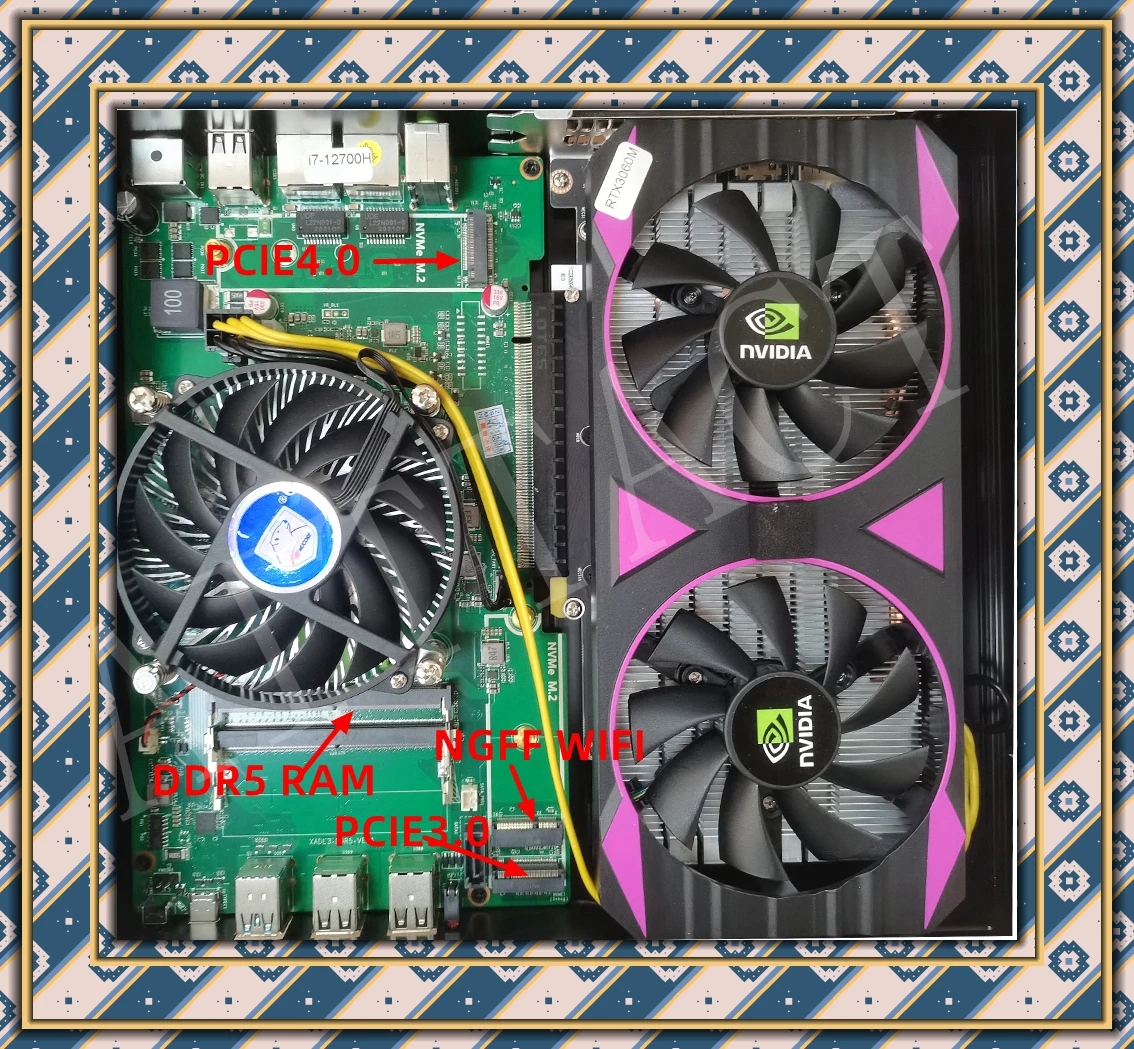 Aittact Mini PC para juegos de 13a generación Intel Core i5-13600H/i7-13700H con GPU Nvidia RTX 4060 8G Windows 11 DDR5 RAM 1 * HDMI + 3 * DP - imagen 5