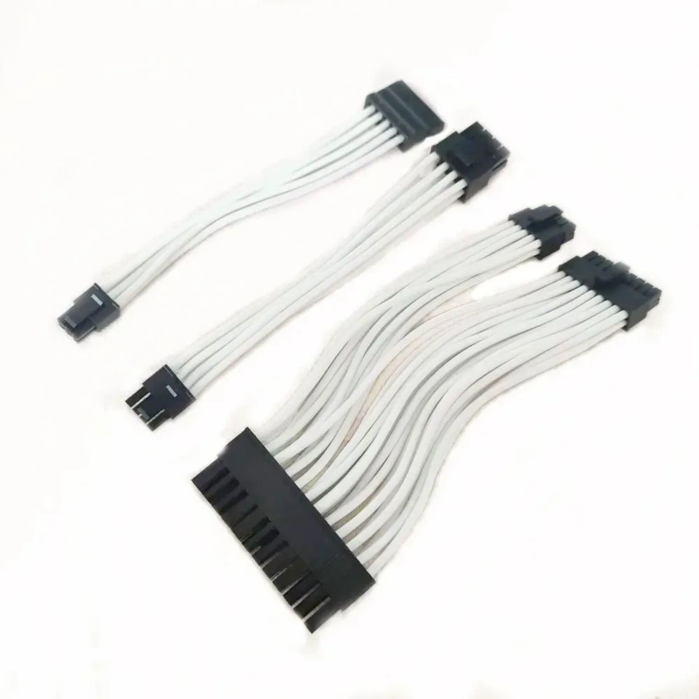 Para Corsair tipo 5 PSU fuente de alimentación Cable de silicona SF750 SF850 SF1000 módulo ATX3.1 24 pines 8 pines CPU 8P PCI-E Sata Molex adaptador - imagen 5