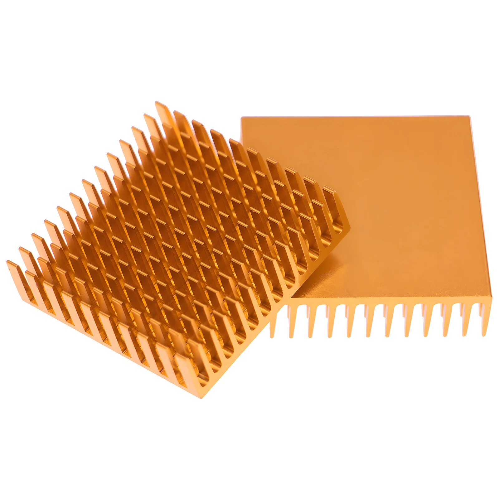 1 Uds radiador de aluminio IC disipador de calor con ranura disipador de calor para Chip electrónico almohadillas frías 22x22x1 0/28x28x6/28x28x20/40x40x11mm - imagen 4