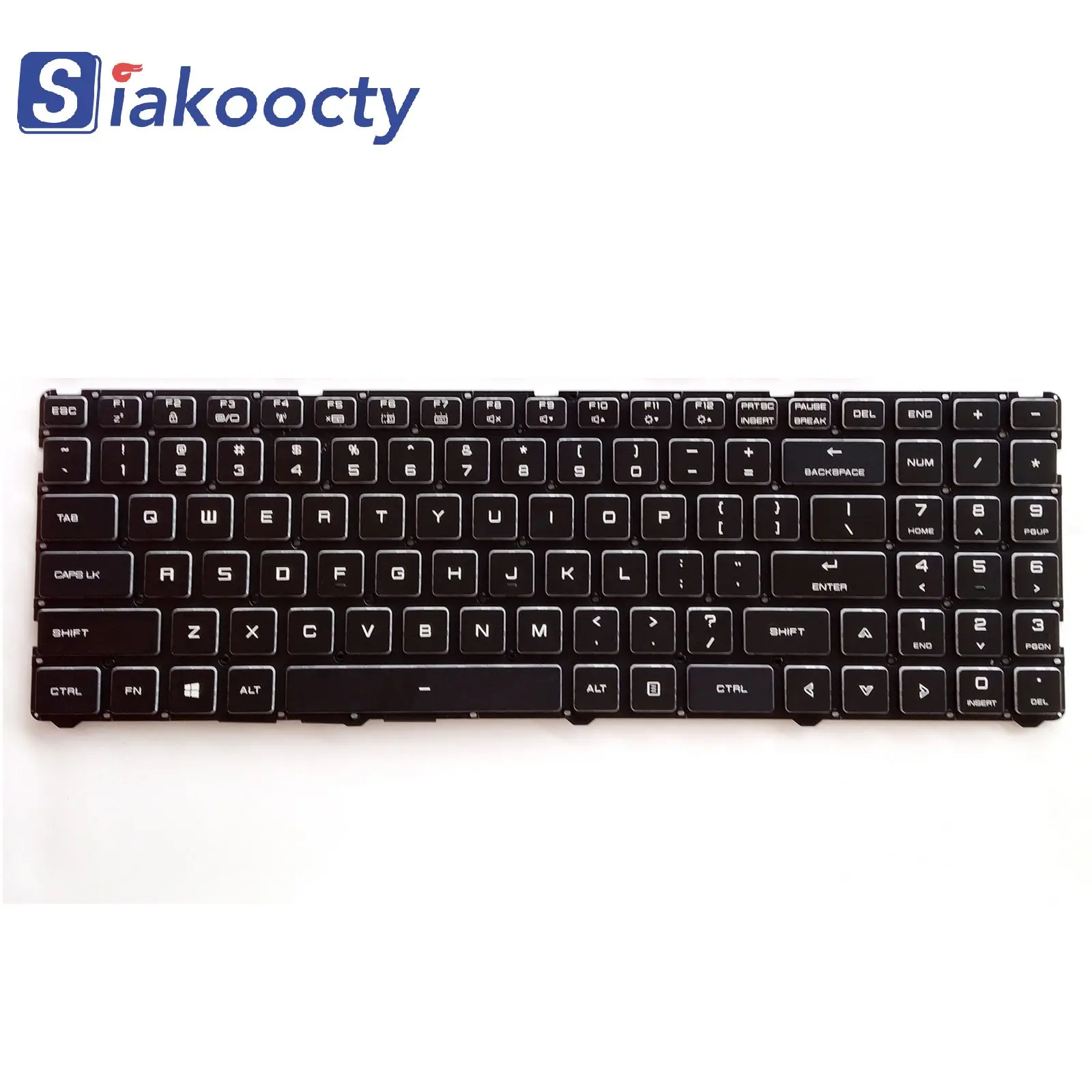 Teclado retroiluminado en inglés para Gateway GWTN156-2, GWTN156-2BK, GWTN156-3 - imagen 3