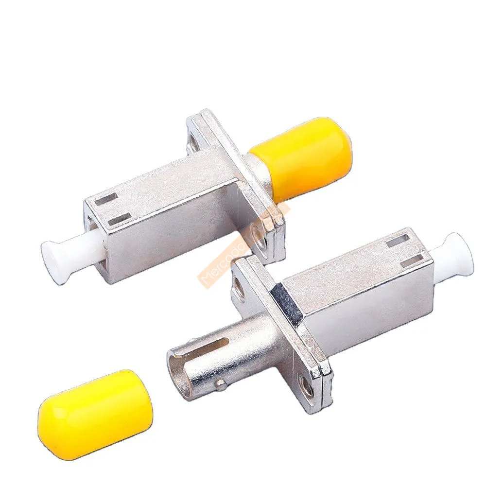 5 uds LC-ST adaptador de fibra óptica ST-LC adaptador híbrido metal LC ST conector acoplador FTTH monomodo IL 0.3dB - imagen 2