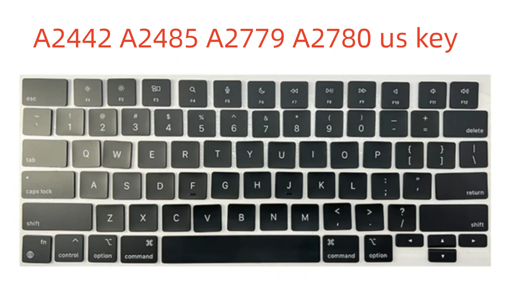 Teclas estándar de EE. UU. Para reparación de teclado de Macbook Air Pro Retina, A2337, A2338, A2289, A2251, A2141, A2442, A2485, 13 ", 14", 16" - imagen 2