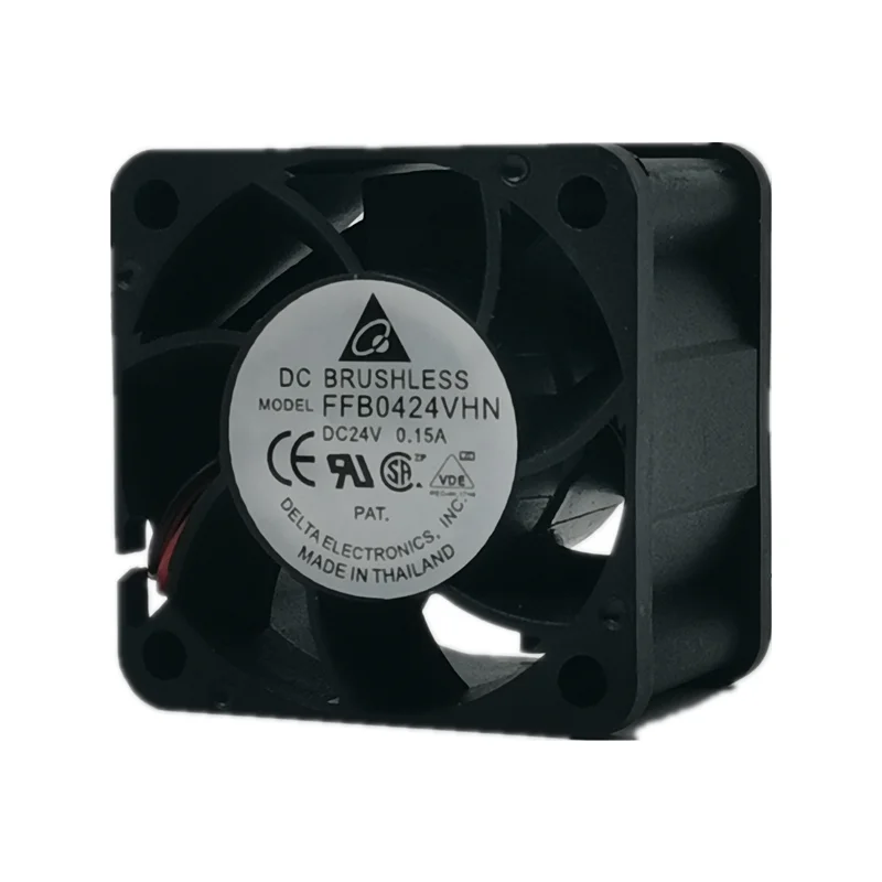 Nuevo delta FFB0424VHN 4028 24V 0.15A 4cm convertidor de frecuencia ventilador de refrigeración de gran volumen de aire - imagen 3