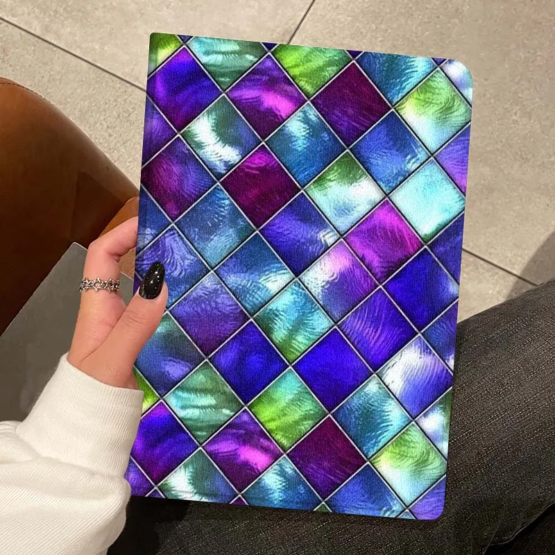 Geometric Art leopard print For Lenovo Pad Tab Legion Xiaoxin Y900 Y700 K10 M10 P11 3rd Pro GT Plus Gen Cover Tablet Case - imagen 3