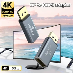 MOSHOU Adaptador DisplayPort a HDMI 4K para Lenovo HP Dell