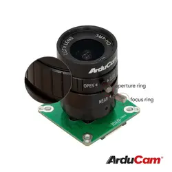 Arducam IMX477 Cámara para Raspberry Pi de 12,3 MP con Lente CS de 6 mm
