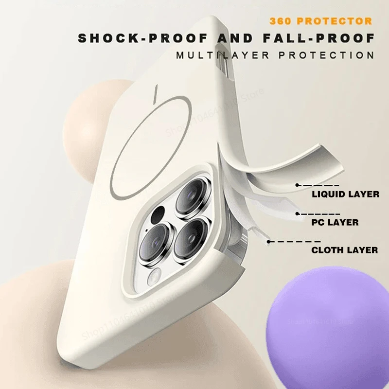 Funda de teléfono con cordón magnético para iPhone 16 15 14 Plus 17 12 13 16 Pro Max para Magsafe correa de muñeca de mano Protector mate fundas suave, funda para iphone 17 16 pro max - imagen 3