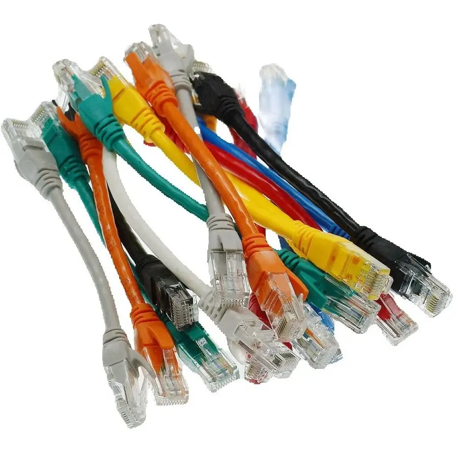 Corto CAT6 RJ45 CAT 6 CAT6e cat5a UTP Ethernet enrutador de red módem Cable macho a macho RJ45 parche LAN cable 15cm 30cm 1m