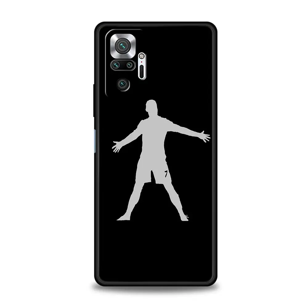 Funda de teléfono con diseño de jugador de fútbol para Xiaomi Redmi Note 12 11 10 Pro 9S 9 8 7 9T 8T 9C 9A 8A 12 11T 5G 10S K50 Gaming - imagen 2