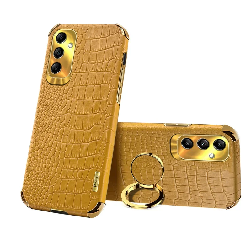 Funda chapada en cocodrilo para Samsung Galaxy A56 A36 A26 A16 5G A06 A15 A25 A35 A55 A54 A24 A34 A14 funda con soporte de anillo Coque - imagen 4
