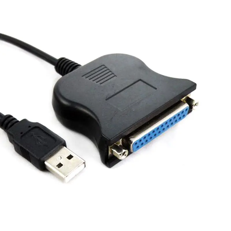 DB25 hembra a USB macho IEEE 1284 impresora paralela adaptador LPT Cable convertidor de impresión comunicación de interfaz paralela de 25 pines - imagen 5