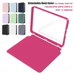 Para Kindle Colorsoft 12a 11a 10a generación funda desmontable 6 ''6,8 ''7'' funda para libro electrónico Kindle Paperwhite 6 5 4 3 2 1 fundas