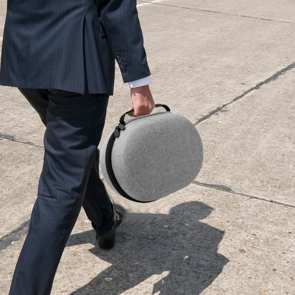 Bolsa de Estuche de transporte a prueba de golpes, estuche rígido de EVA, bolsa organizadora antiarañazos, partición con bolsa de malla para auriculares Meta Quest 3 - imagen 4