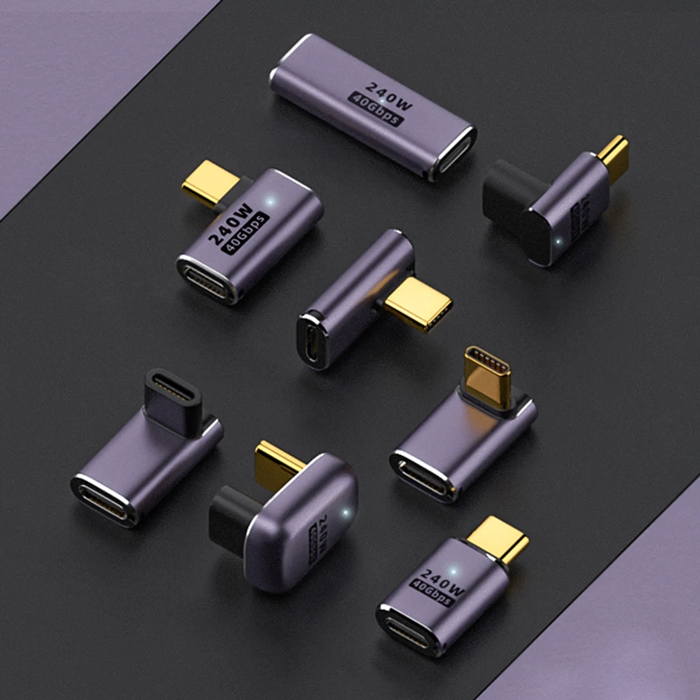 Small Multifunctional Adapter Connector 40Gbps Transmission USB 4.0 Type C Connector PD 240W Charging 8K 60Hz Audio Video Output - imagen 2