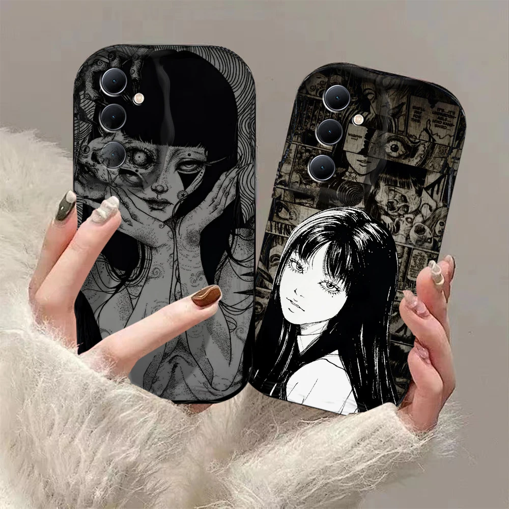 Junji Ito Terror comics 3D Wave funda para Xiaomi Redmi 13C 12 12C 10 10C 9 9C A1 A2 K50 K40 Note 13 12 11 10 Pro Plus 4G 5G