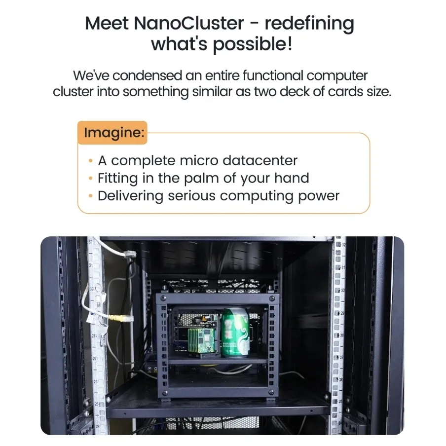 Nuevo Mini tablero de grupo Sipeed NanoCluster mini centro de datos para Raspberry Pi CM45/ordenador/LM3H/M4N - imagen 4