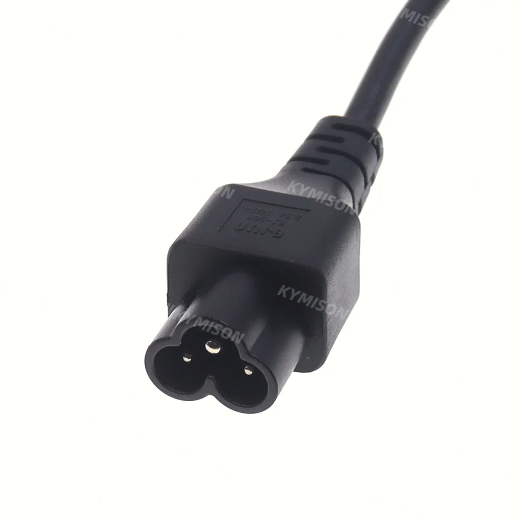 Cable de alimentación divisor tipo Y hembra IEC320 C6 a 2XC5, cable de línea de alimentación C5 a C6 a extensión IEC 320 C5 de 2 vías - imagen 2