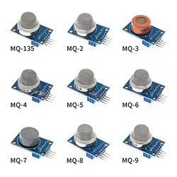 Módulo de Sensor de Gas licuado para Arduino, MQ-2 de MQ-3, MQ-4, MQ-5, MQ-6, MQ-7, detección de humo, metano, Kit de Inicio DIY