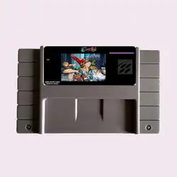 Tarjeta de juego gris grande NTSC Final Fight 3 de 16 bits de alta calidad para reproductor de juegos versión de EE. UU.