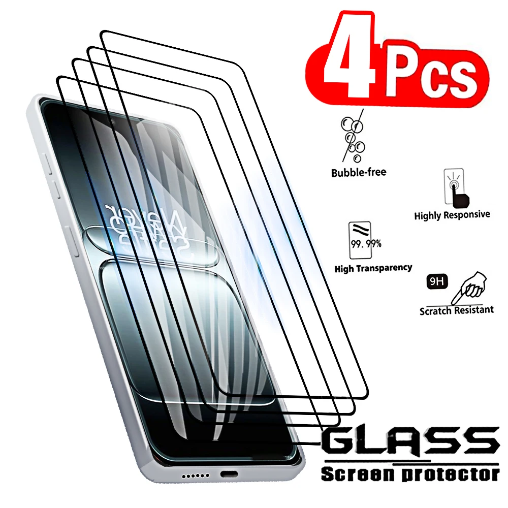 4 Uds vidrio templado para Oneplus 13t 13s 13r protectores de pantalla película protectora frontal HD para One + 1 + Oneplus13 13 T S R - imagen 2