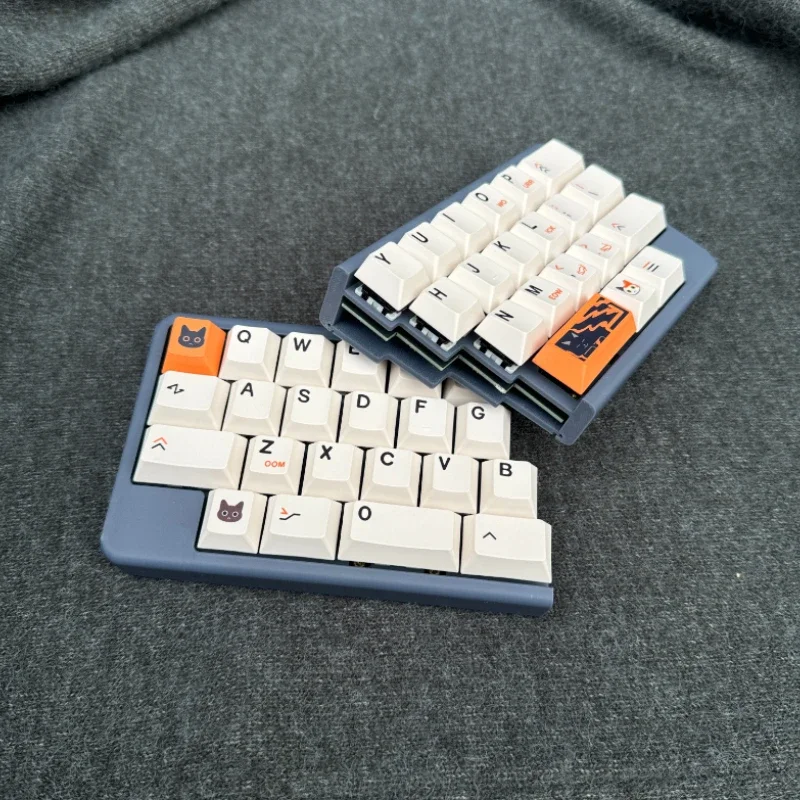 Mini teclado mecánico portátil dividido 40% personalizado 40 diseño Ultra compacto intercambiable en caliente 2,4G Kit de teclado inalámbrico dividido QMK/VIAL - imagen 4