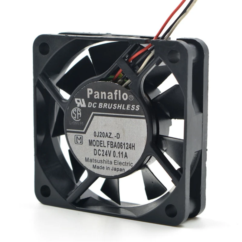 Ventilador de refrigeración de 3 cables, inversor original, nuevo, FBA06T24H 6015 6cm DC24V 0.11A - imagen 2