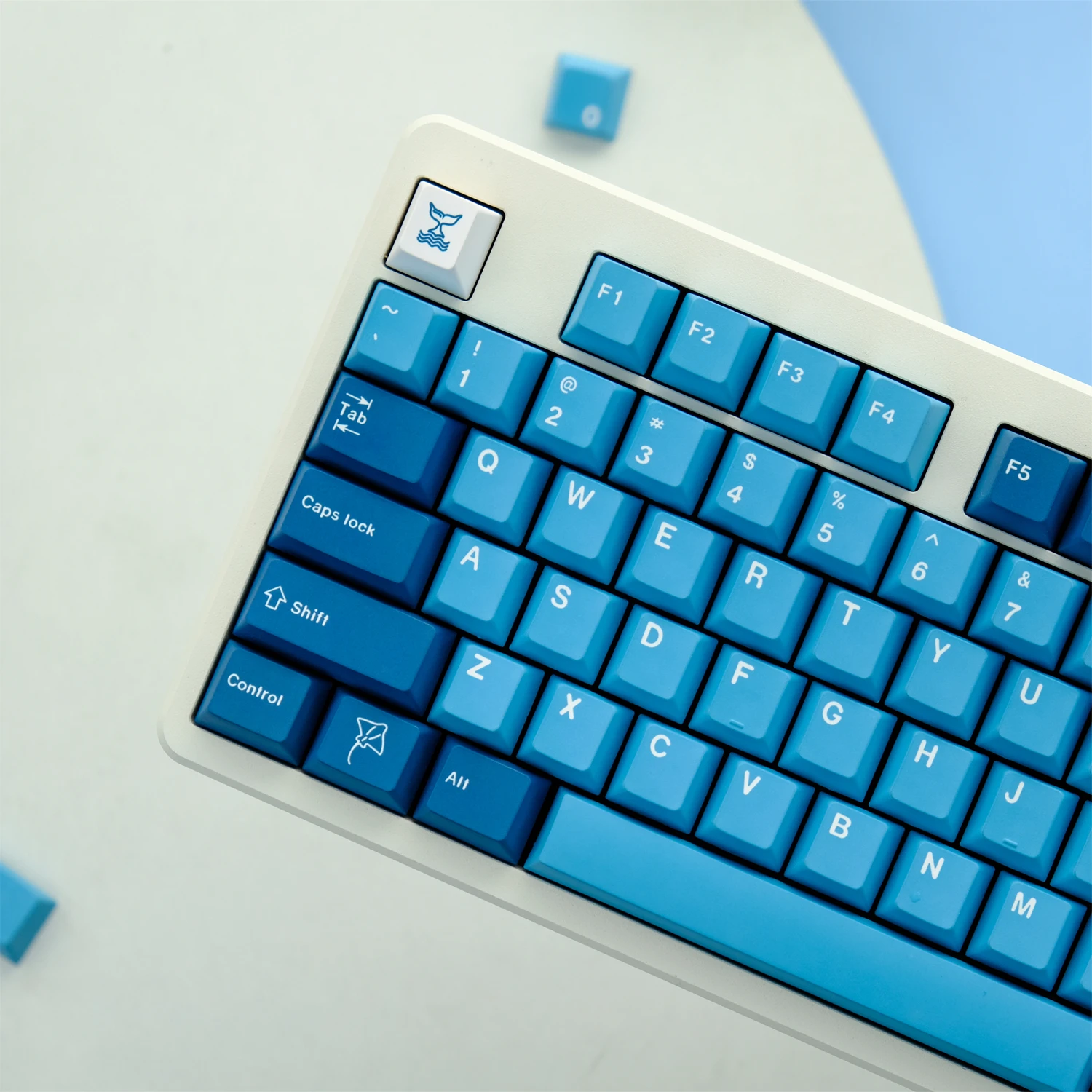 GMK Manta Keycaps Perfil Cherry PBT Dye-Sub – Teclas Mecánico - imagen 5