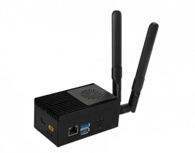 Mini PC A203 con módulo Jetson Xavier NX de 8 GB, SSD de 128 GB, 2xUSB 3, RS232, WiFi/BLE, carcasa de aluminio, JetPack preinstalado 5,02