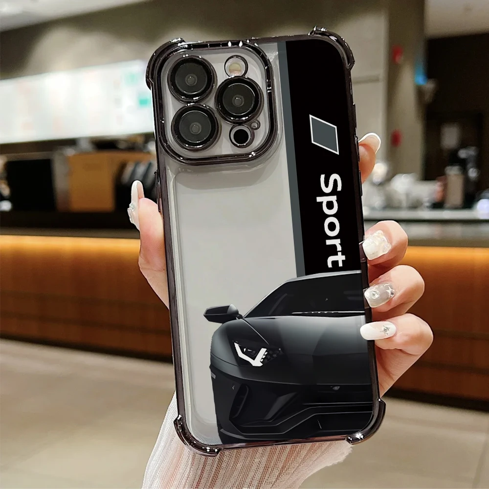 Cool Car Funda suave para teléfono para iPhone 11 XR 16 12 14 Pro 11Pro 15 15Pro Max 13 16Plus XS MAX - imagen 3