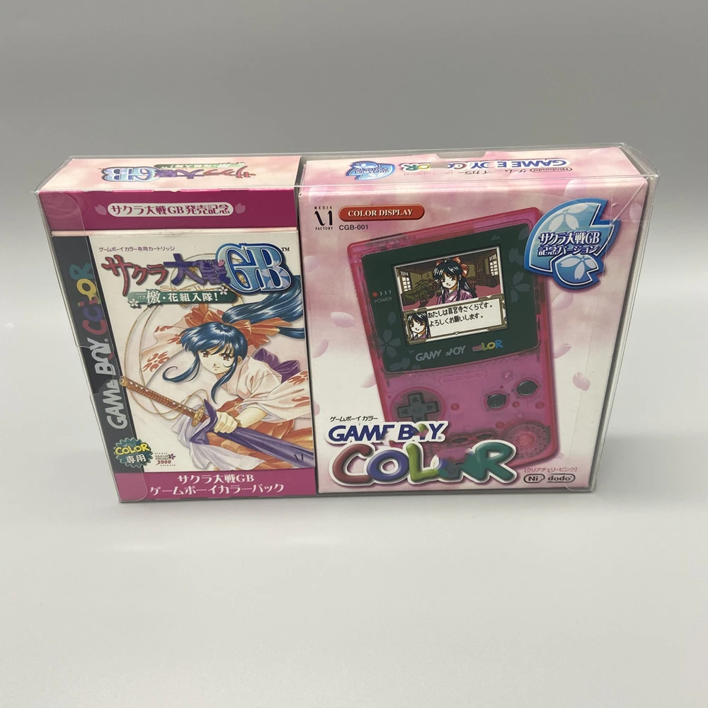 Protector de caja transparente para Nintendo Game Boy Color/Sakura Wars, cajas coleccionables, almacenamiento TEP, carcasa de juego, estuche de exposición transparente - imagen 2
