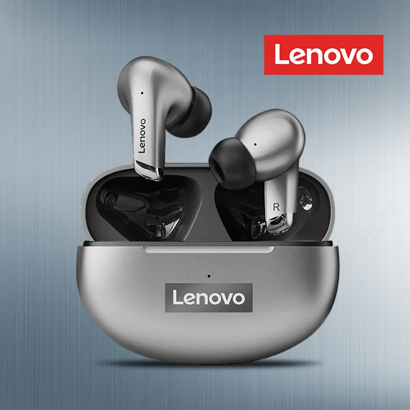 Auriculares Bluetooth Lenovo LP5 - Vista principal de los auriculares inalámbricos