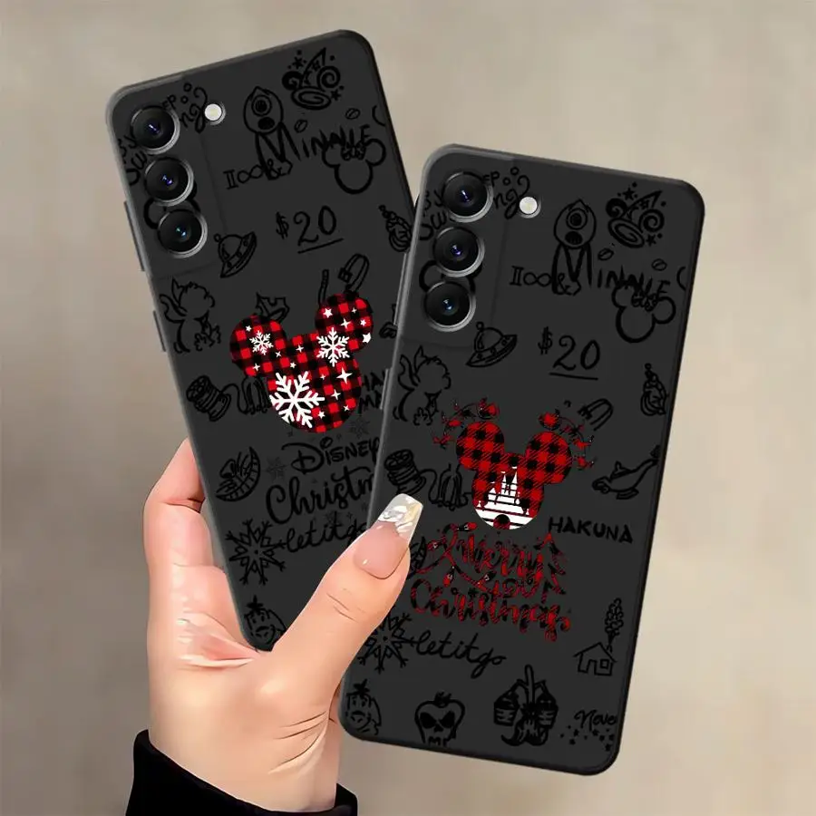 Funda para Honor 70 Magic5Lite X5b 8X X6 90 X8 X9a 200 400 Lite X7 funda negra suave para teléfono lindo Mickey Minnie Navidad - imagen 5