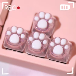 Keycaps Resina Transparente para Teclado Mecánico Gaming