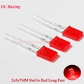 2X5X7 Red-Red 10pcs