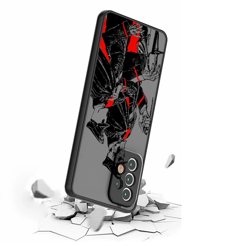 Overlord Anime Comic Art Cool esmerilado translúcido para Samsung Galaxy S24 S23 S22 S21 S20 FE S10 S9 S8 Plus Ultra Pro 5G mate - imagen 3