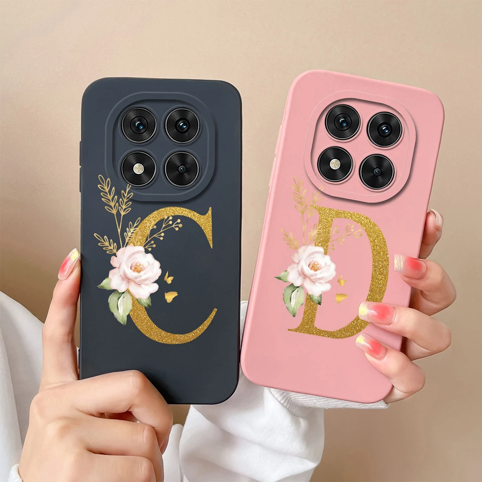 Funda para Redmi Note 14 Pro Plus letra Simple silicona líquida suave a prueba de golpes funda de teléfono para Redmi Note14 14Pro 4G 5G Fundas