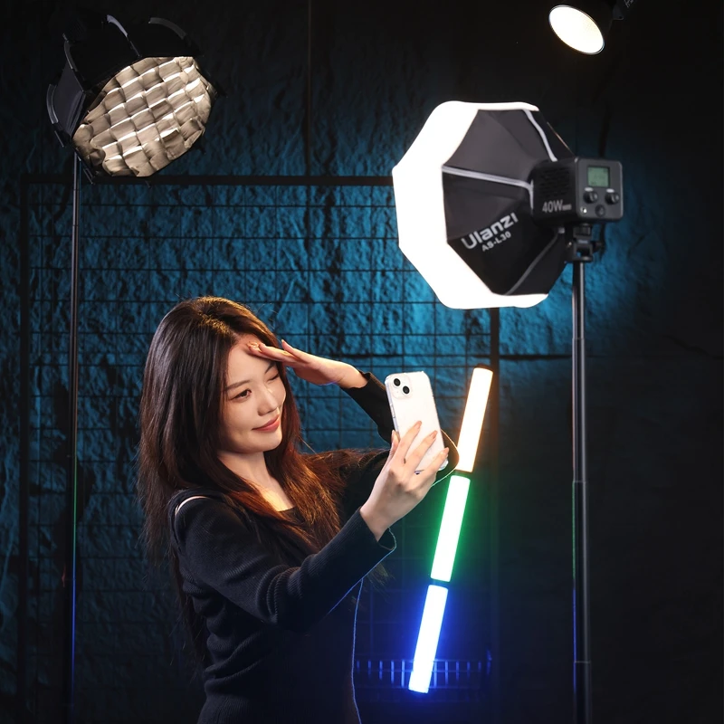 Ulanzi AS-L30 30cm linterna Softbox Mini montaje Bowens bola de liberación rápida difusor de luz modificada para Ulanzi LT028 LT005 luz COB - imagen 2