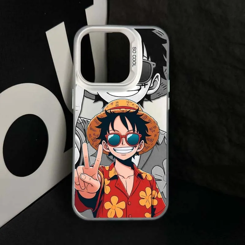 Funda Nami Zoro para Xiaomi Mi 14 14T 13 13T 12 12T 12X 12S 11 11X Lite Pro funda de teléfono plateada de color Ultra mate - imagen 5