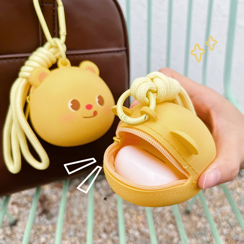 Soft Silicone CoverUniversal headphone bag  Wireless Bluetooth Headset Accessories For Air Pods 4 Gen Earphone Box Bags ﻿ - imagen 2