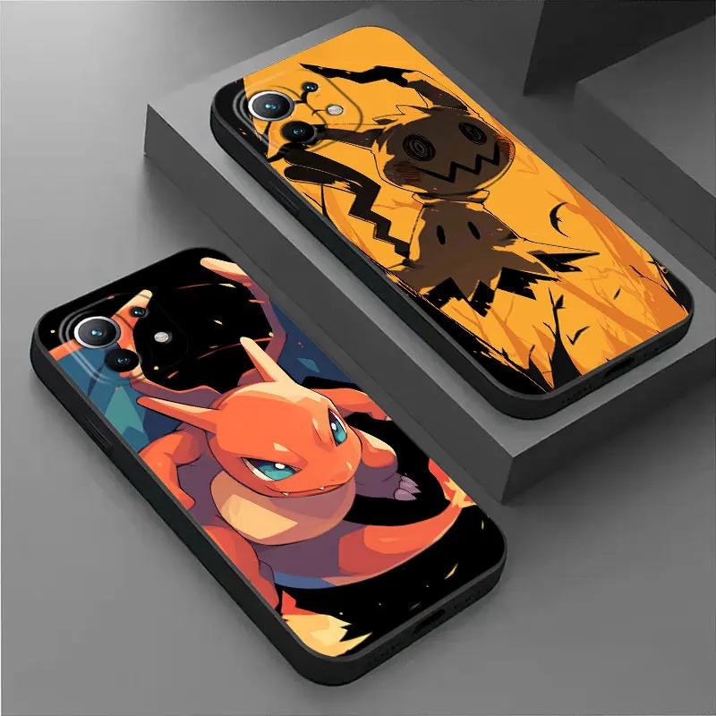 Charizard Mimikyu Dark Pokemons funda de teléfono para Xiaomi Poco X7 X6 X5 X4 X3 M7 M6 M4 F7 F6 Pro 15 Ultra 11T 12T 13T 14T Pro - imagen 2