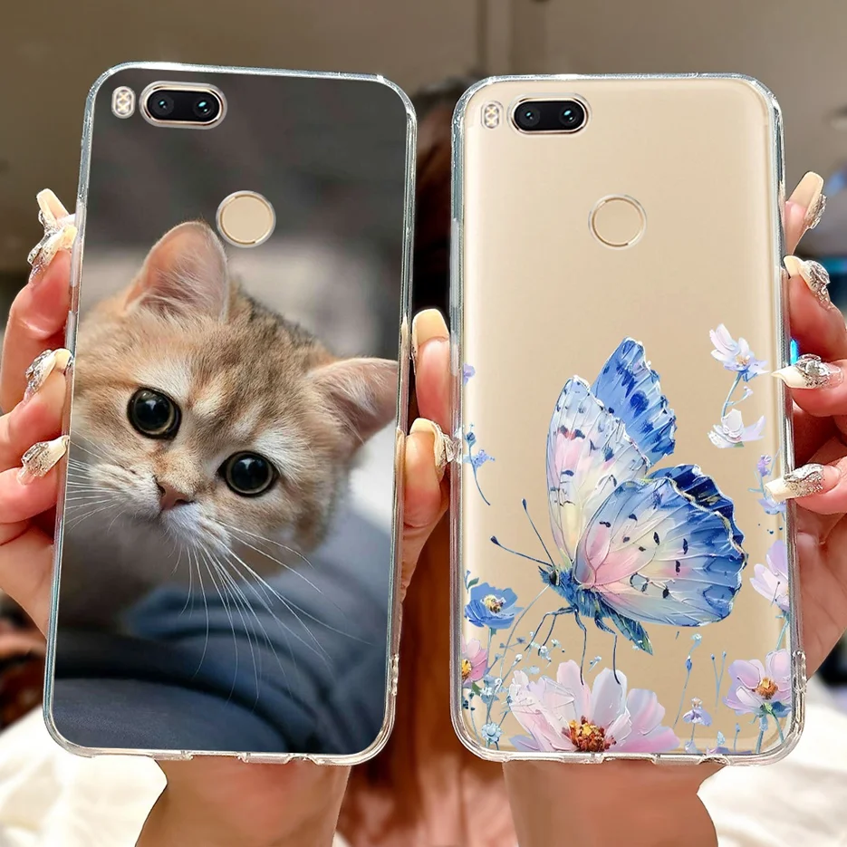 Para Xiaomi Mi A1 funda Mi5X funda pintada de lujo a la moda 5,5 ''funda de teléfono de silicona suave para Xiaomi Mi 5X MiA1 Coque Fundas parachoques - imagen 5