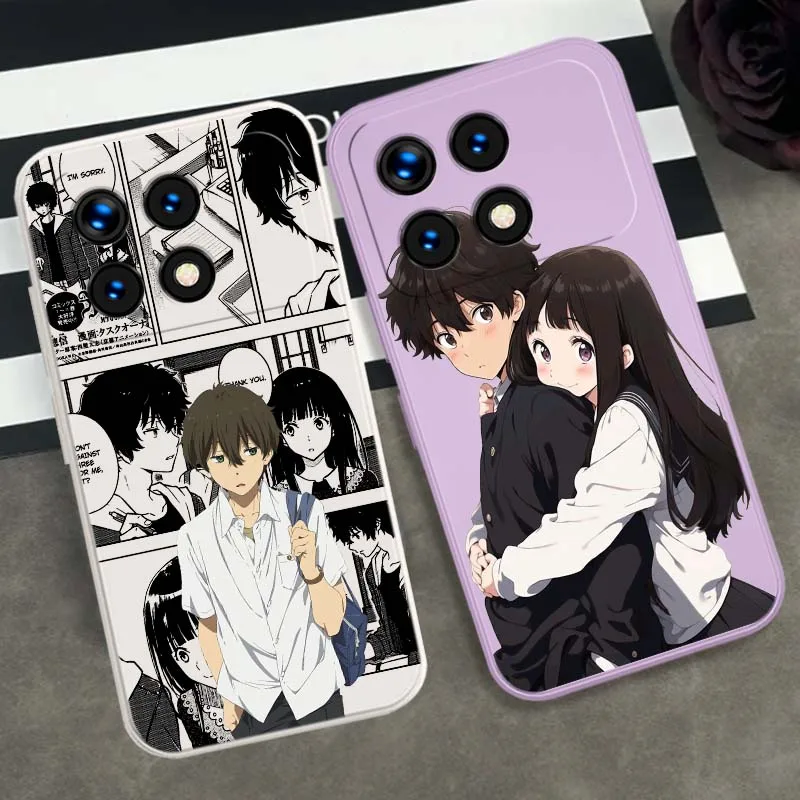 Oreki Houtarou para Xiaomi Poco X7 X6 X5 X4 X3 M7 M6 M5 M5S M4 NFC GT Pro Plus 5G funda de teléfono suave