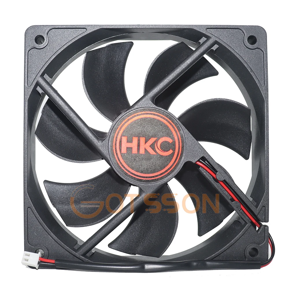 Ventilador de caja de alimentación de 12CM 12025 120*120*25MM 120MM ventilador de refrigeración DC 12V HKC ventilador FORGAME.HK - imagen 4
