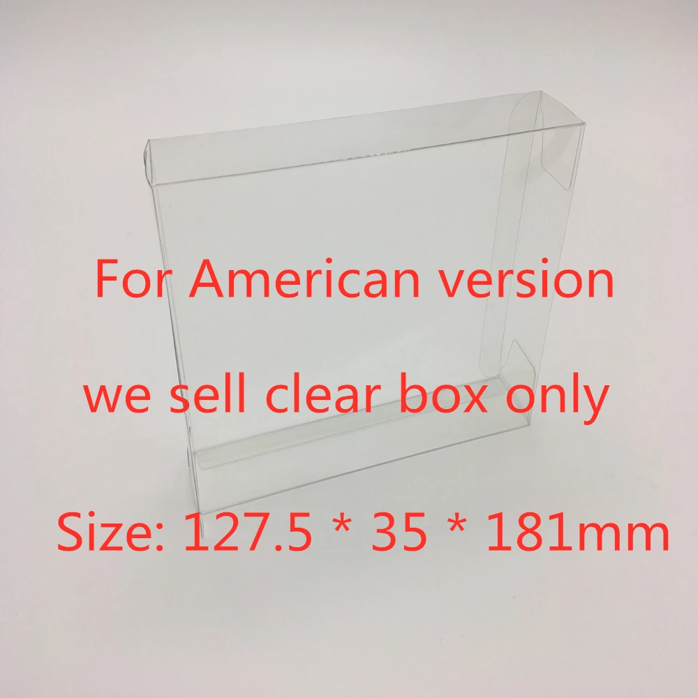 Transparent Box Protector For Nintendo Nintendo Entertainment System/NES Collect Boxes TEP Storage Game Shell Clear Display Case - imagen 2